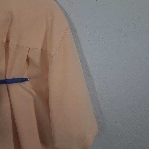 Hook & Tackle Mens Large Yellow Fish Embroidered Short Sleeve Hawaiin Shirt - Picture 9 of 13